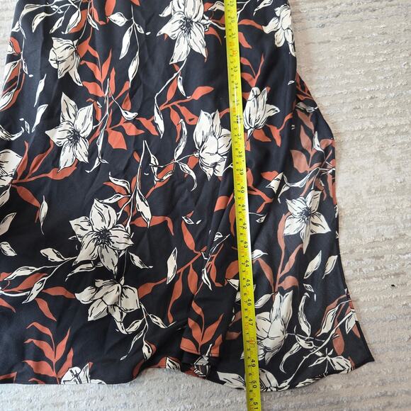 Rag and Bone Mallory Floral Silk Midi Dress Twill Slip Tank Indie Small - Picture 9 of 9